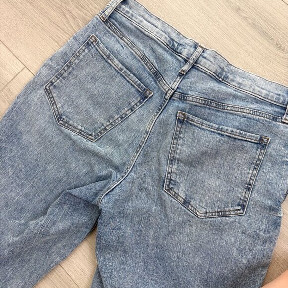Banana Republic Womens High Rise Straight Denim Jeans Light Blue Size 28/6 - Picture 6 of 6
